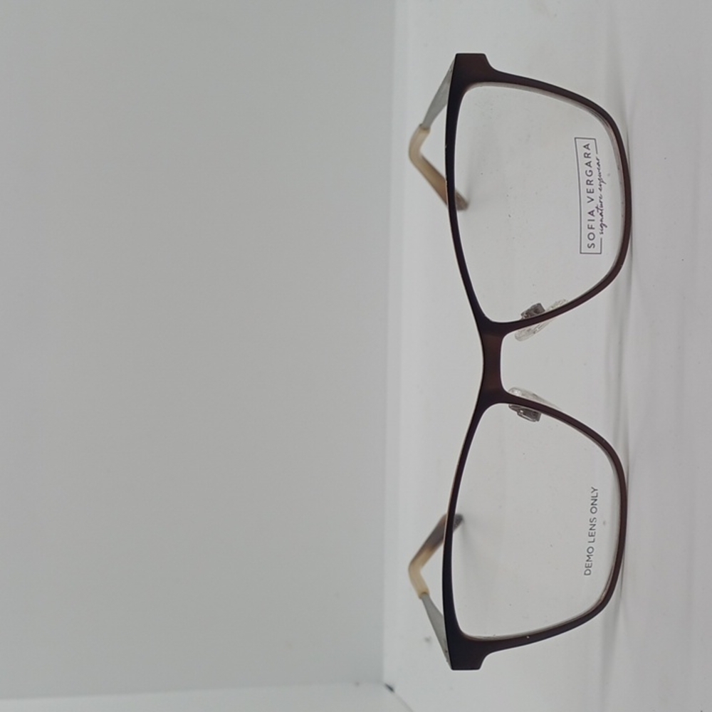 NWT WOMEN'S SOFIA VERGARA EYEGLASS FRAMES 0007 BROWN